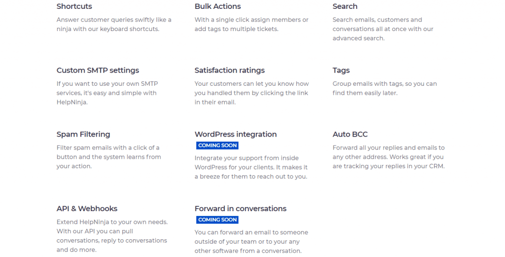 HelpNinja features 1