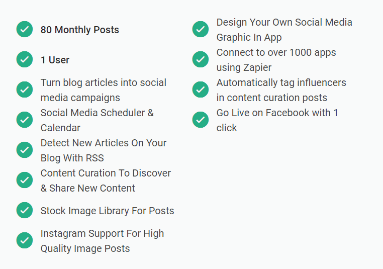 Sendpilot single account features 