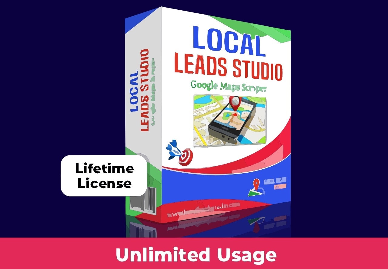 Local Lead Studio deal for scraping leads from google maps
