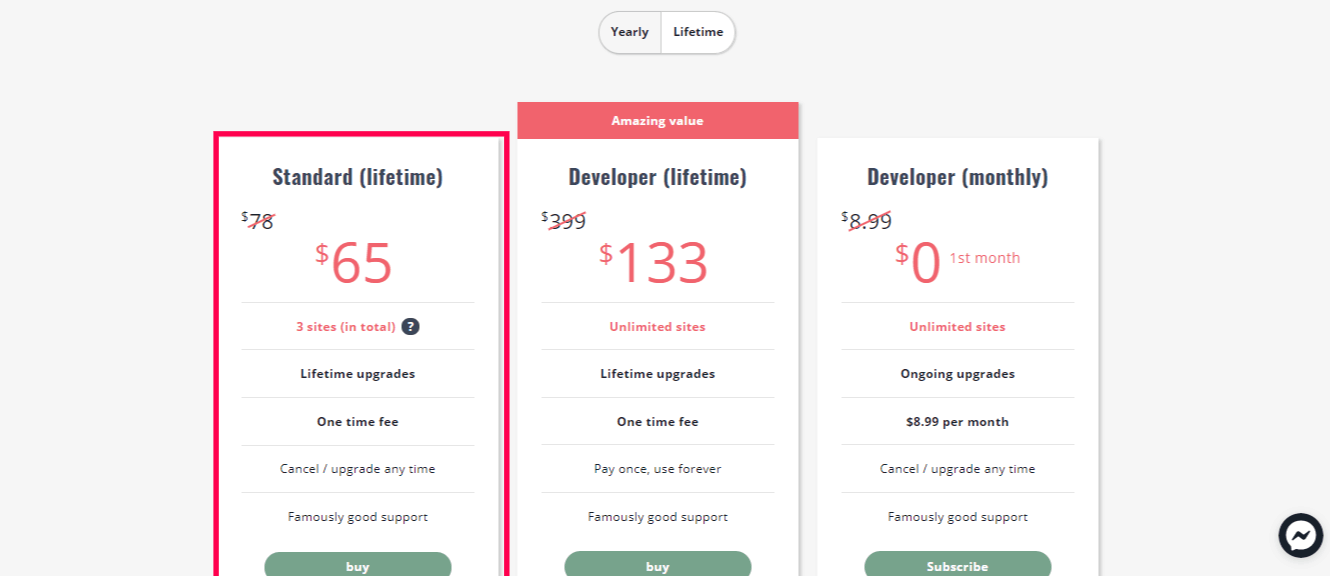 Pricing 