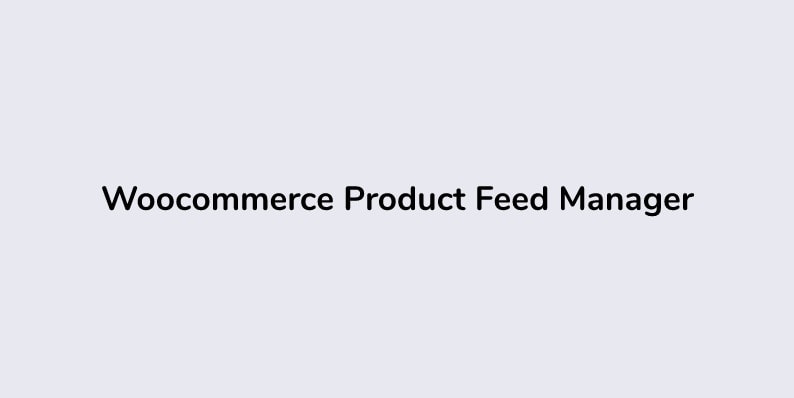 Woocommerce Product Feed Manager Black Friday Deal