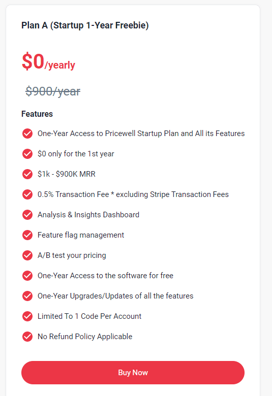 Pricewell Pitchround Price
