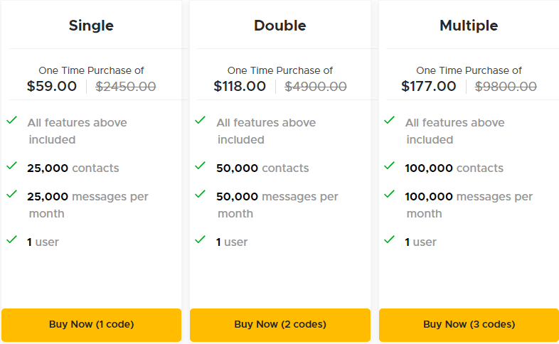 InstaChamp Appsumo Price 