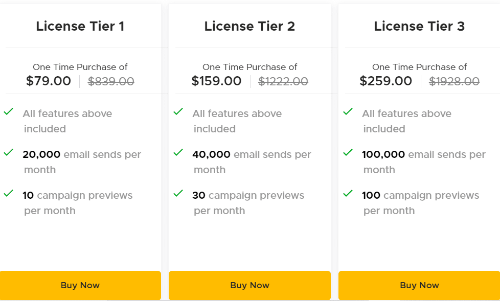 Acumbamail appsumo price