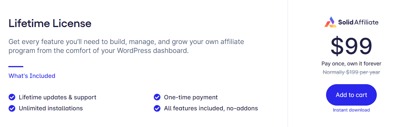 Solid Affiliate Price