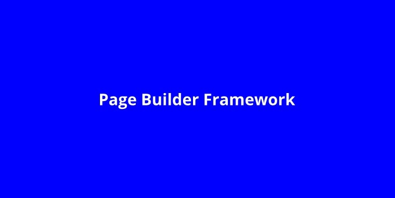 Page Builder Framework Black Friday