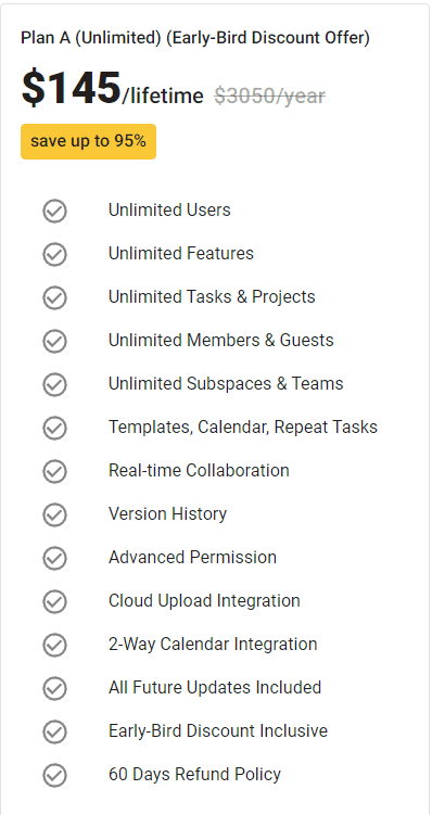 Taskade Pitchground Price