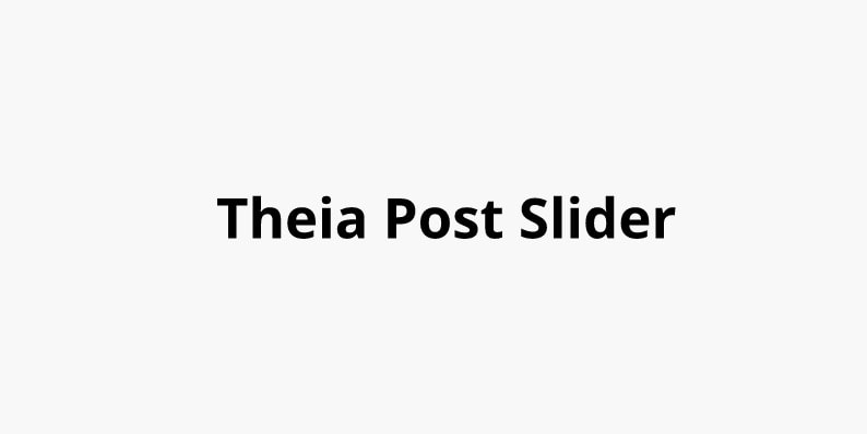 Theia Post Slider black friday