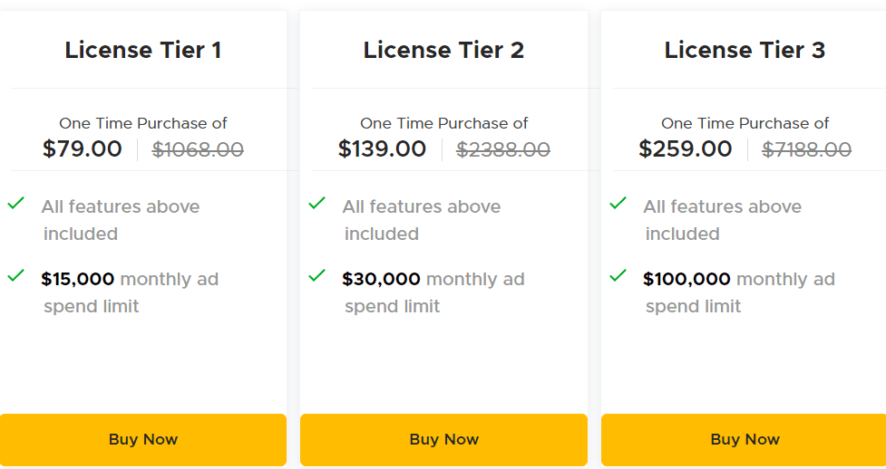 Adscook appsumo Price