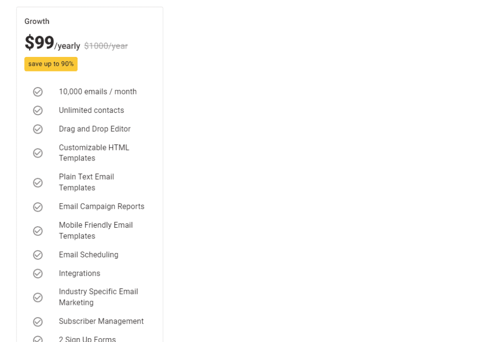 GoZen Growth Pitchground Price