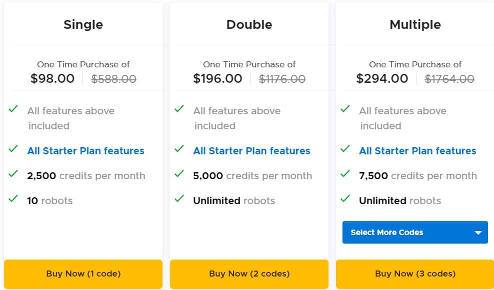 Browse AI APpsumo Price 