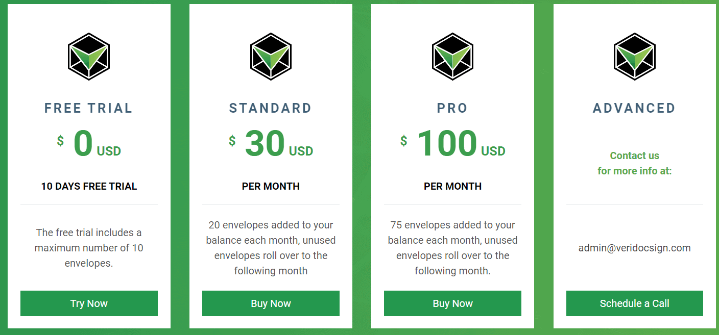 VeriDoc Sign Lifetime Deal: Secure Signature on Block Chains 8 VeriDoc Sign Price