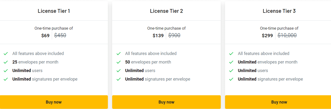 VeriDoc Sign Lifetime Deal: Secure Signature on Block Chains 7 Veridoc Sign Appsumo Price