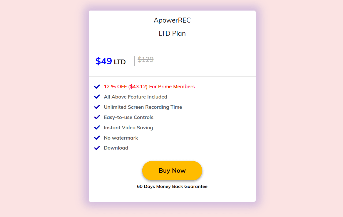 ApowerREC Dealmirror Price 