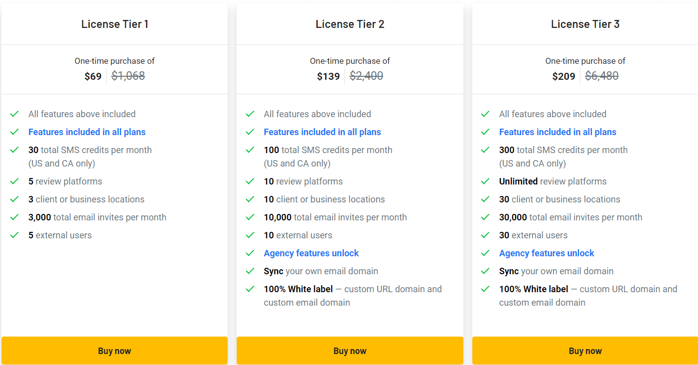Grab your reviews Appsumo Price 