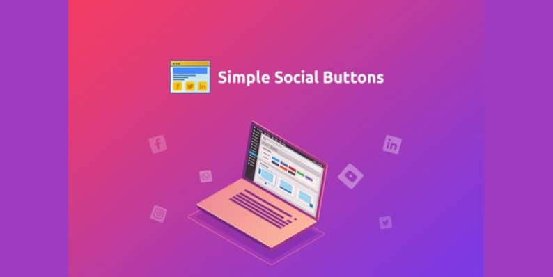 Simple Social Buttons Black Friday Deal