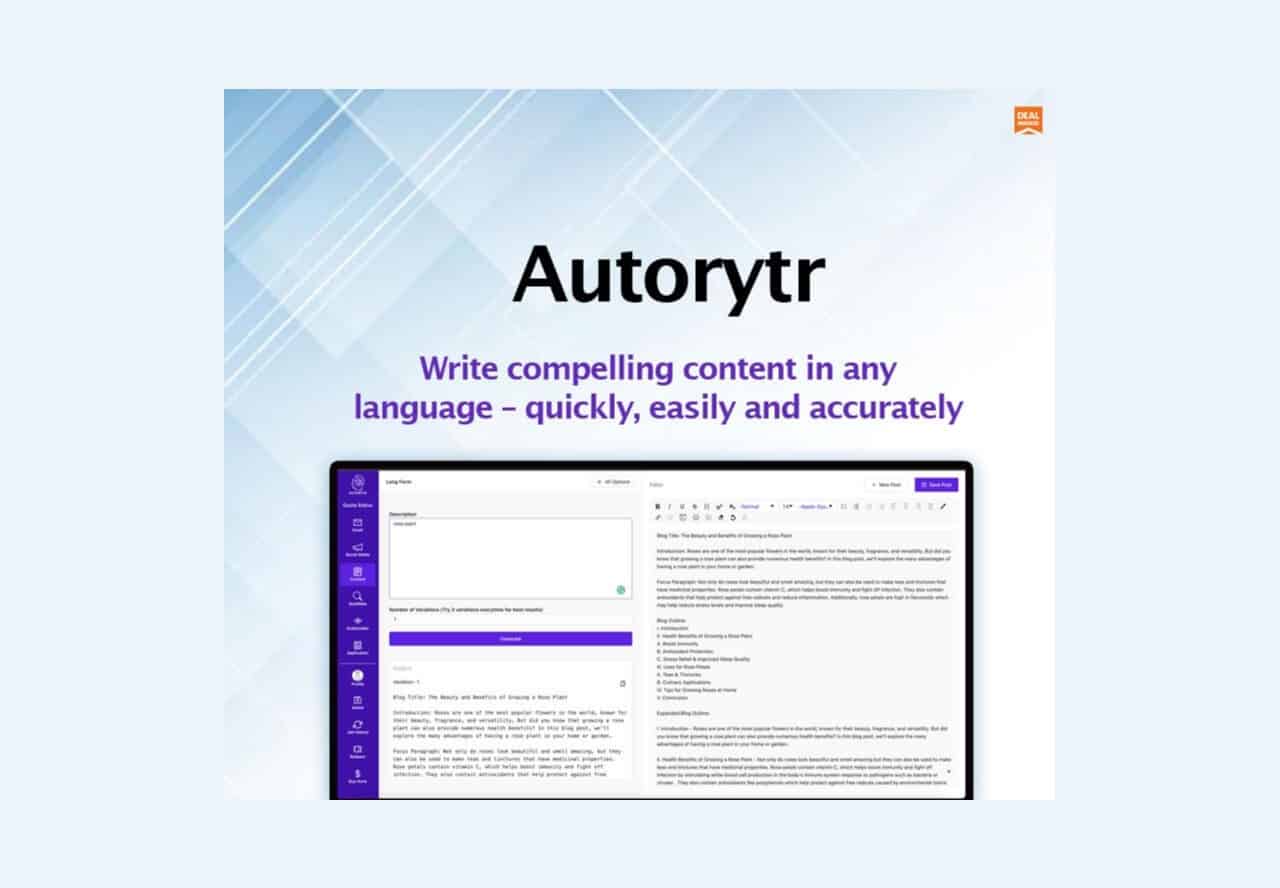 Autorytr Lifetime Deal on dealmirrror