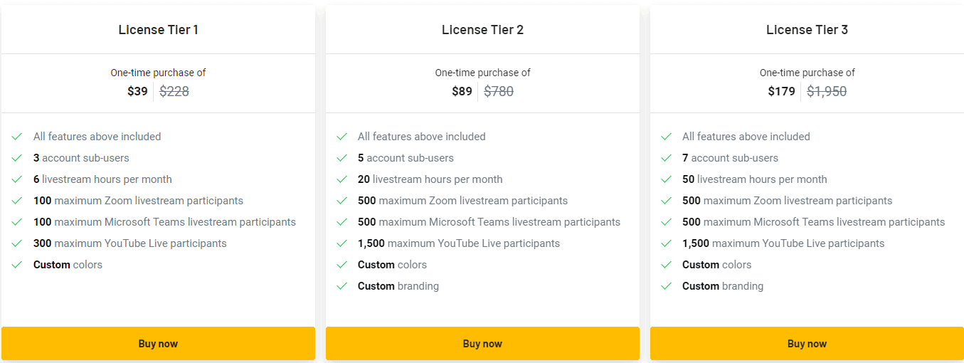 Streamalive Appsumo Price 