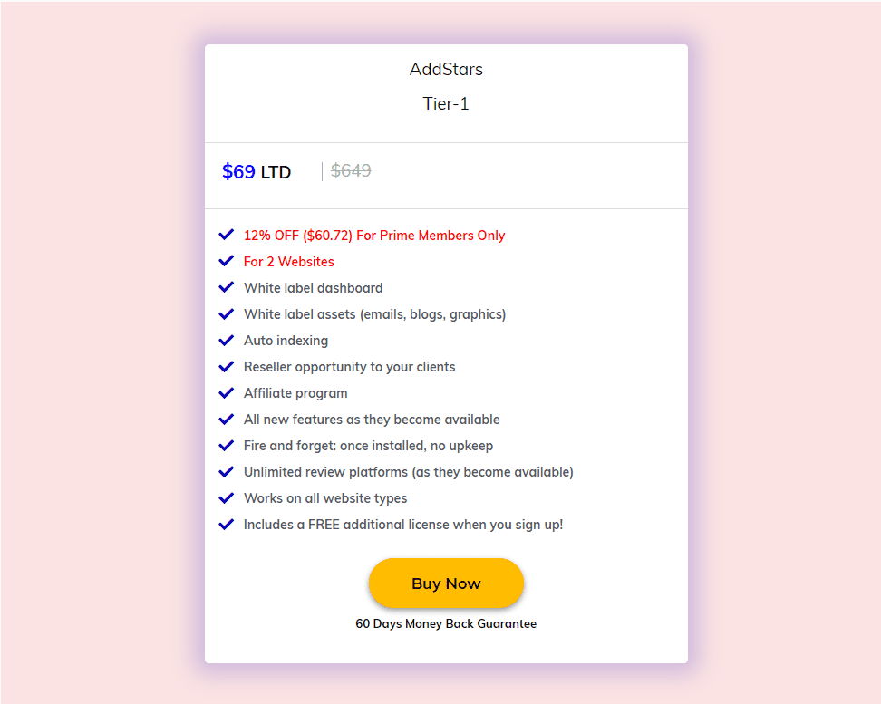 Addstars Dealmirror PRice