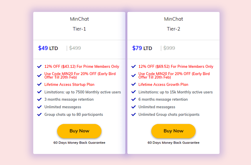 MinChat Lifetime Deal: All-In-One Chat Solution Within Minutes 7 Minchat Dealmirror PRice