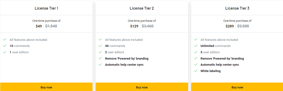 Commandbar appsumo price