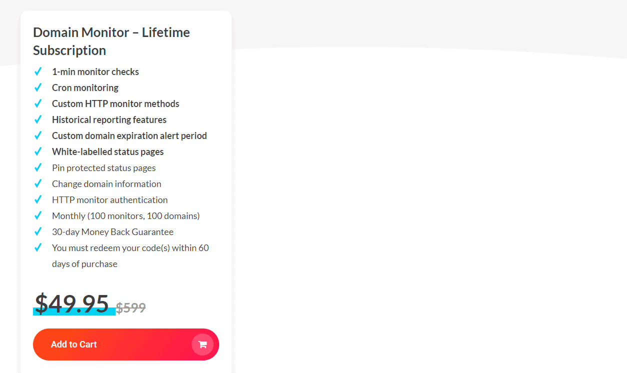 Domain Monitor Dealify Price 