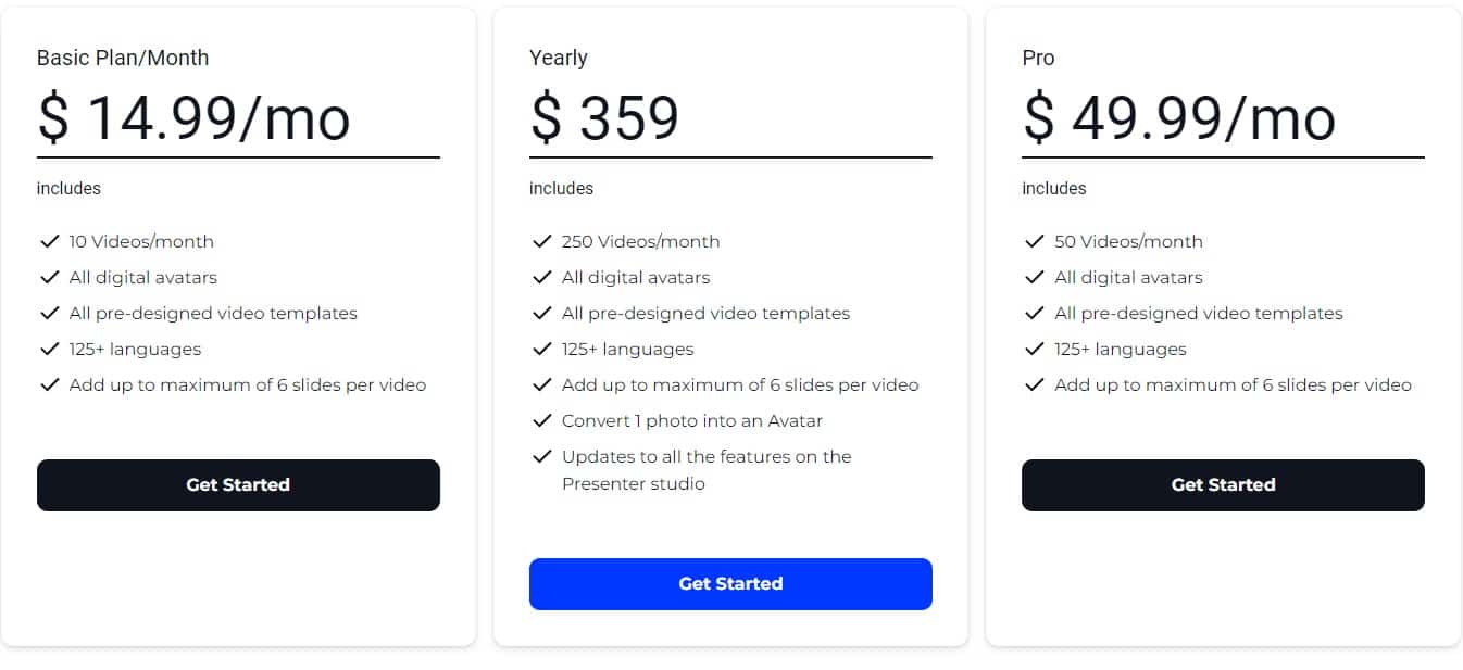 Vidboard Regular Pricing
