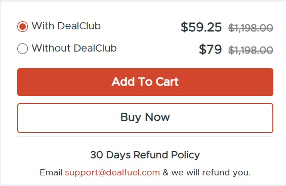 iCommunity Dealfuel Price 