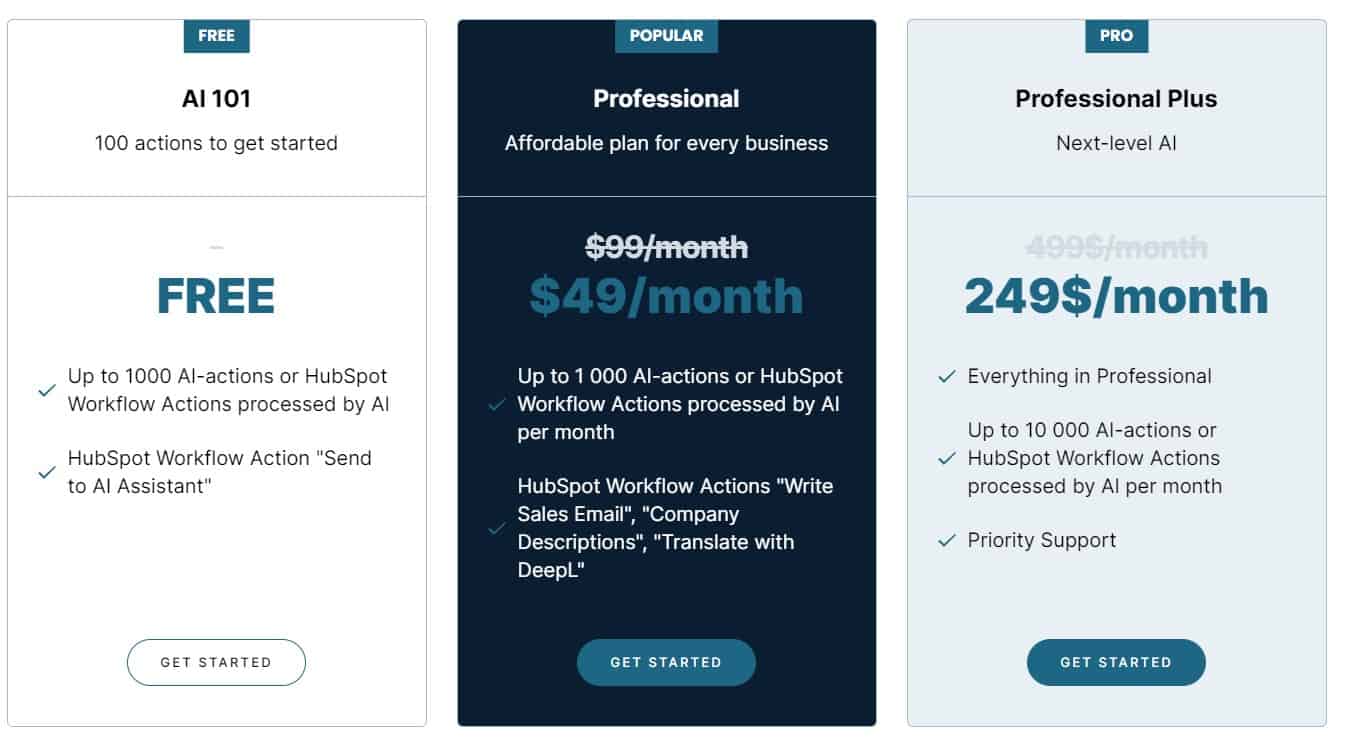 AIssistify Regular Pricing 