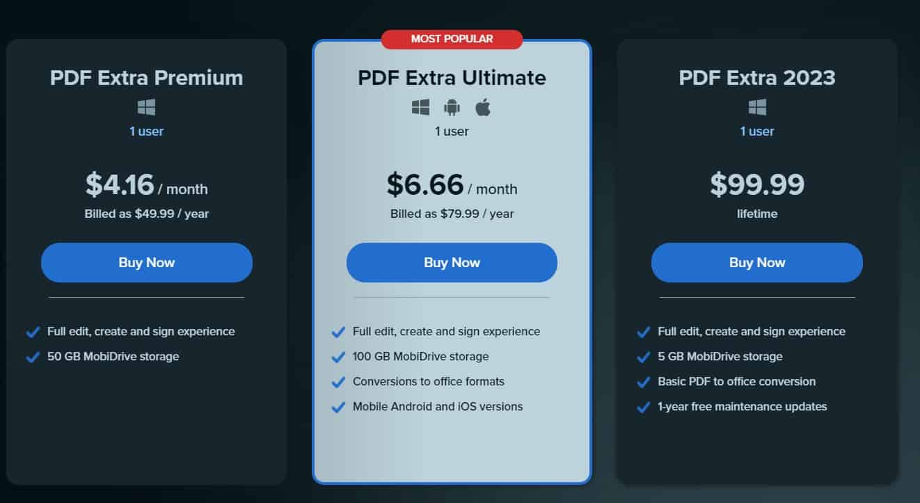PDF Extra Regular Pricing
