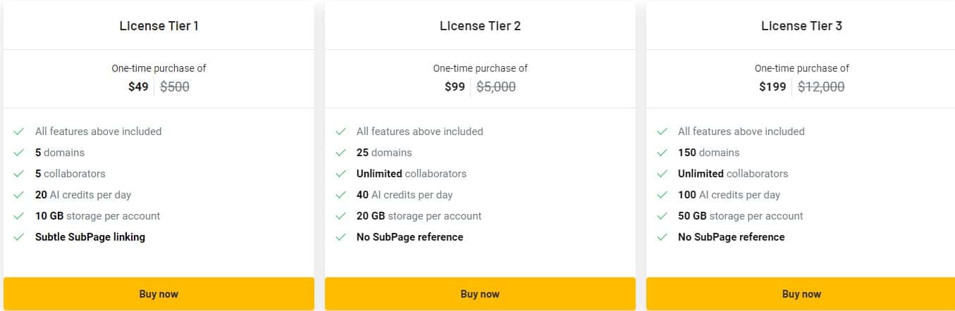 Subpage Appsumo Price 