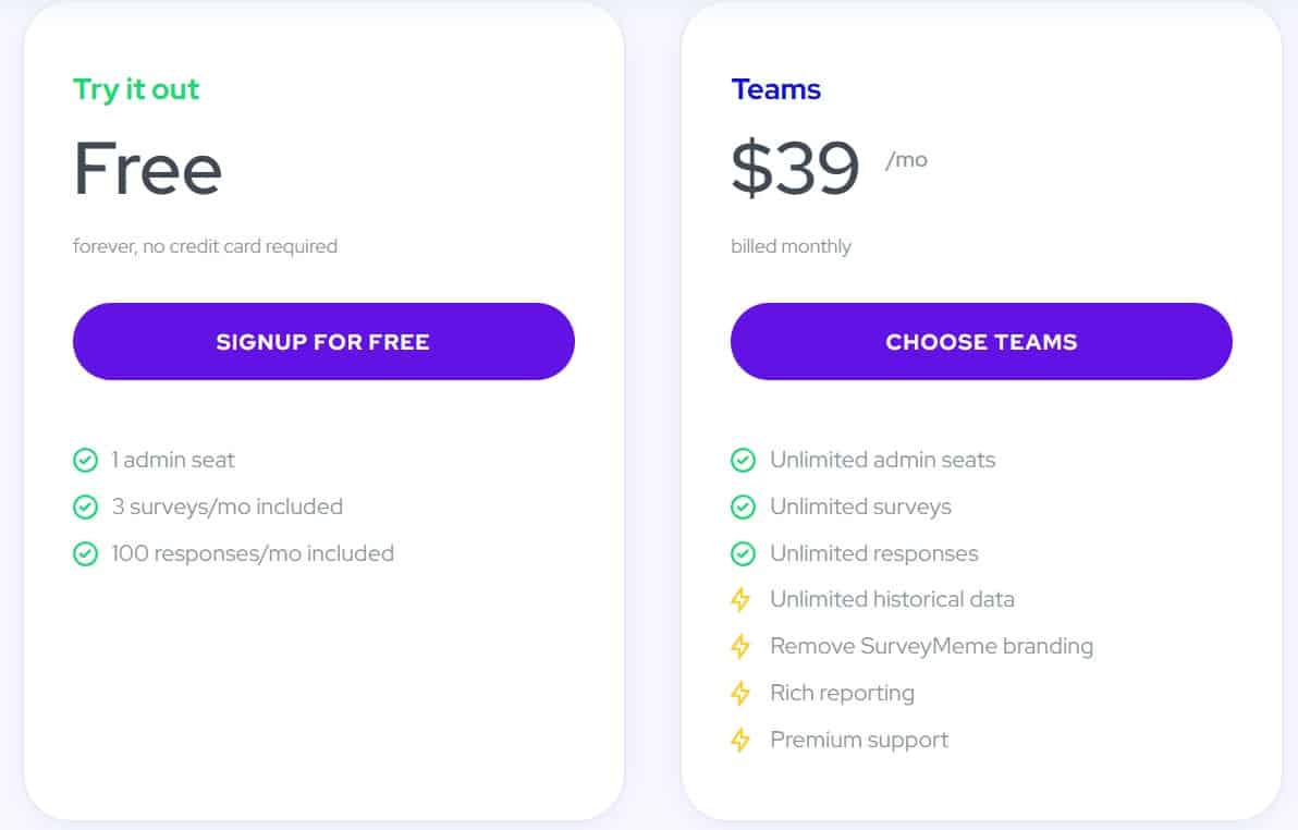 SurveyMeme Lifetime Deal : The Ultimate Solution To Transform Your Surveys 3 Surveymeme regular pricing
