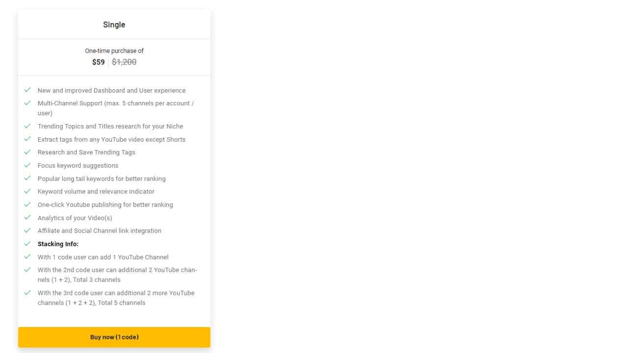 Ytubebooster appsumo price 