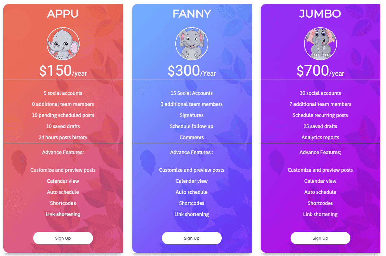 appu social regular price 