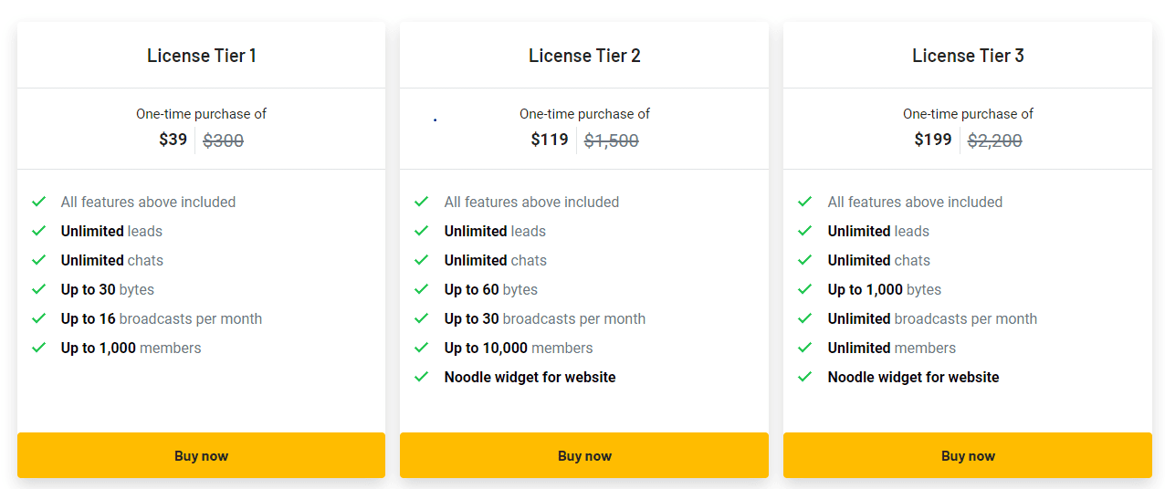 noodle appsumo price 