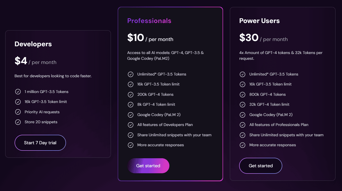 Code Snippets AI Lifetime Deal: Share Codes in Seconds With AI 4 Code Snippets regular pricing
