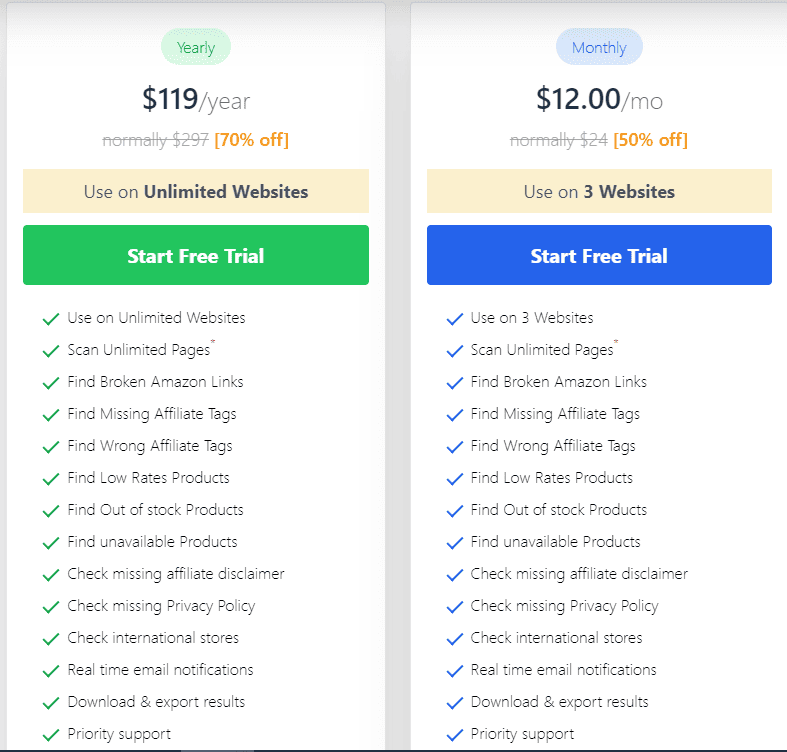 HetroLinks Lifetime Deal: Fix Amazon Broken Links 3 hetrolinks regular pricing