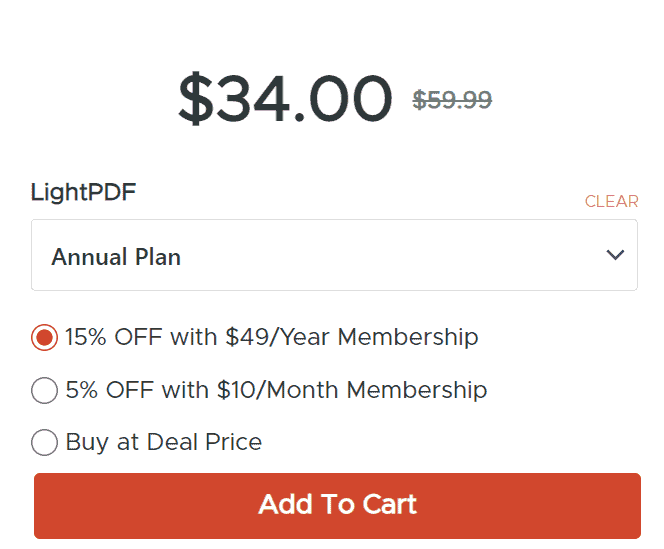lightpdf dealfuel price 