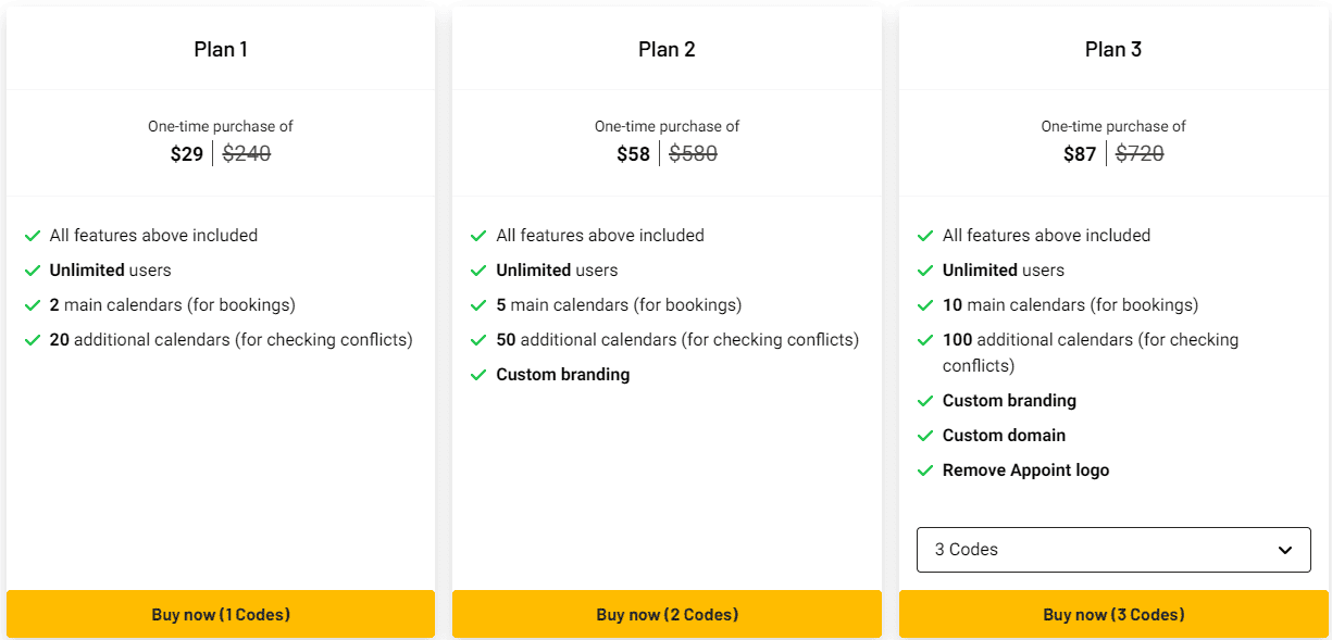 appoint appsumo price