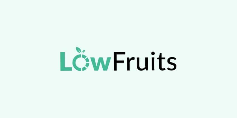 Low Fruits Black Friday Deal