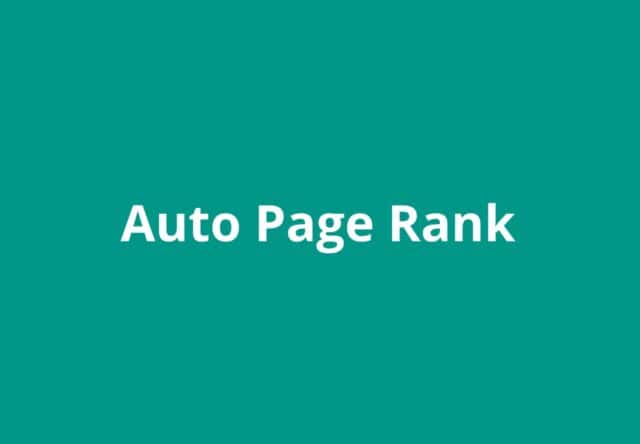 Auto Page Rank Lifetime Deal on Dealfuel