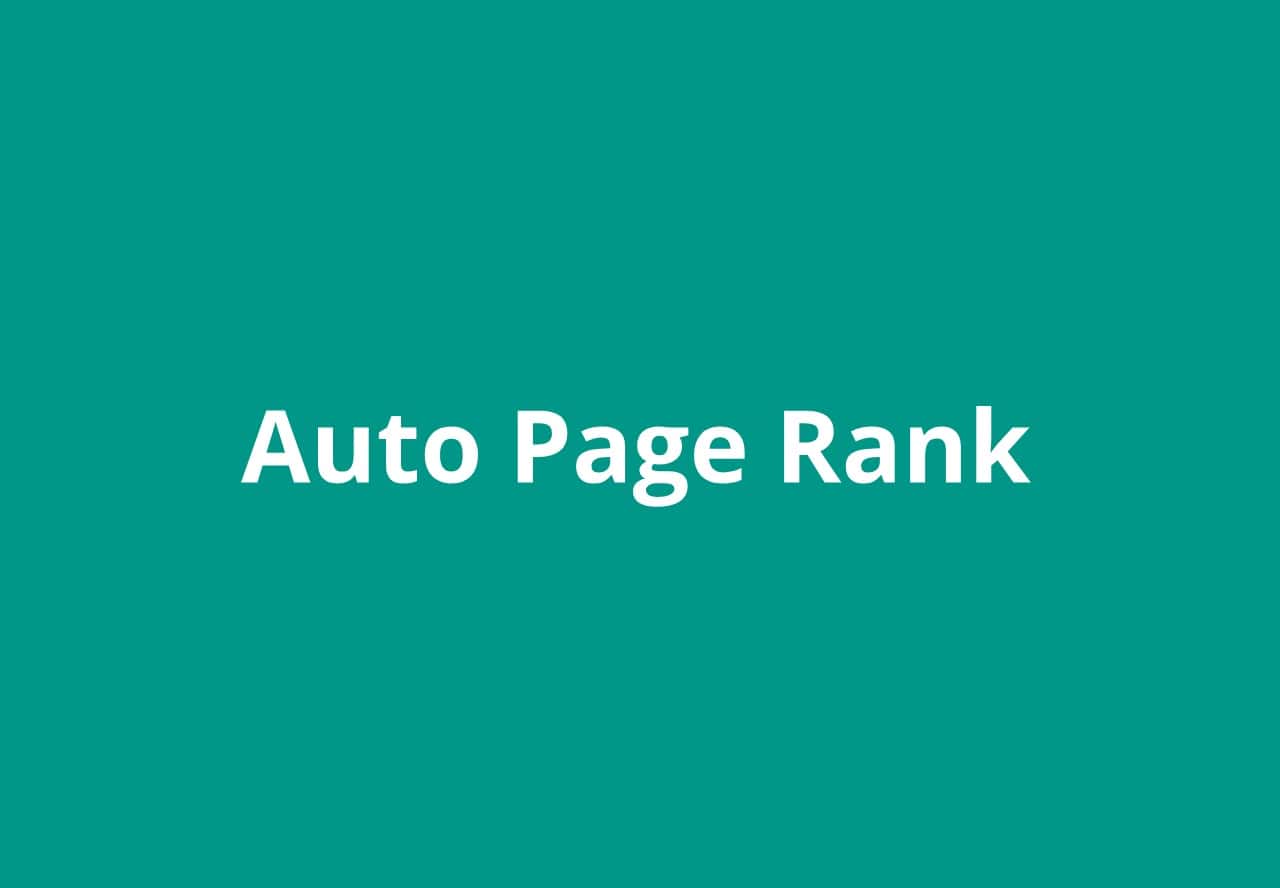 Auto Page Rank Lifetime Deal on Dealfuel