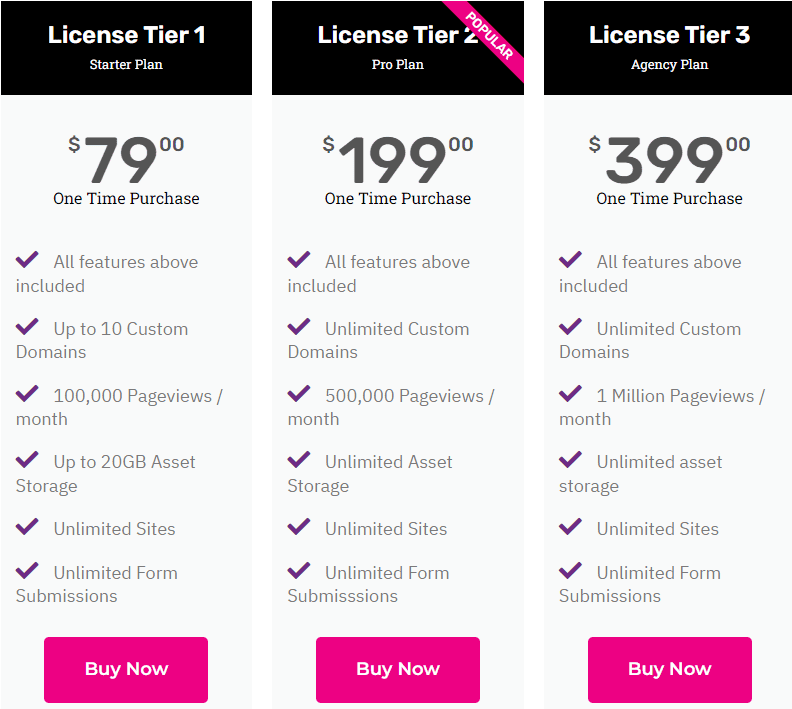 Webstudio rockethub price
