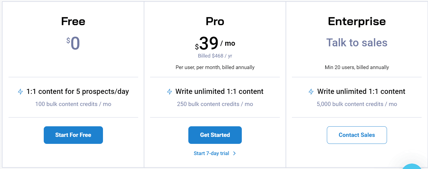 autobound regular pricing
