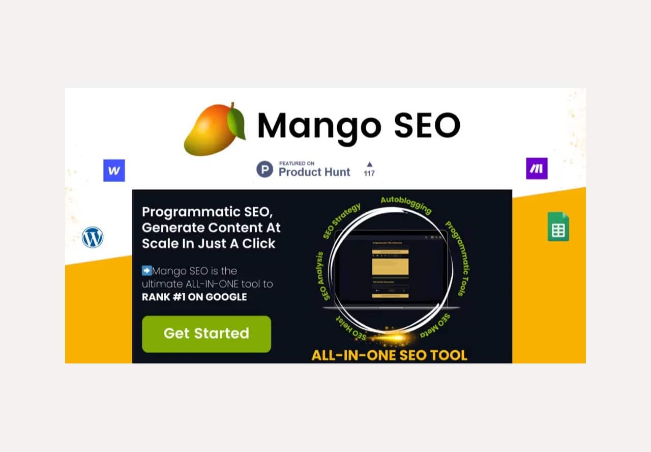 MangoSEO lifetime deal on dealify