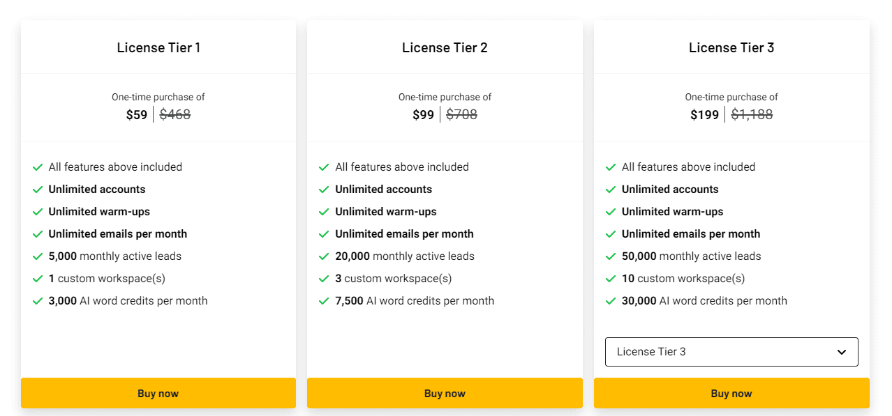 ReachInbox appsumo price