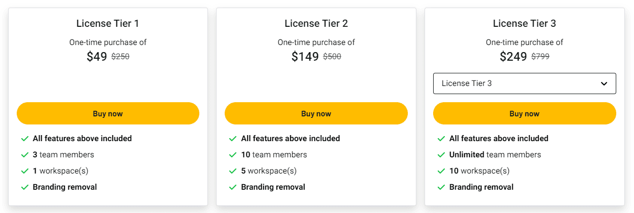 billed appsumo price