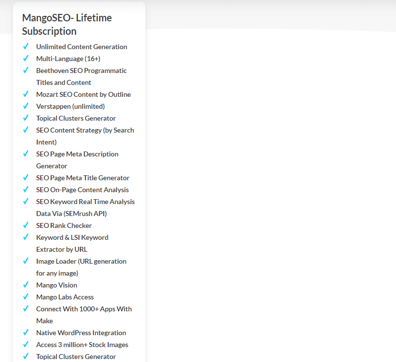 mangoseo dealify price