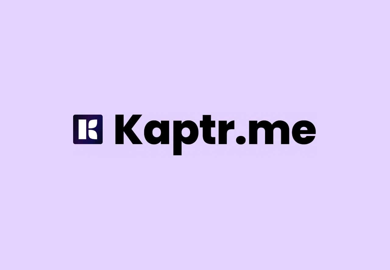 Kaptr.me lifetime deal on appsumo