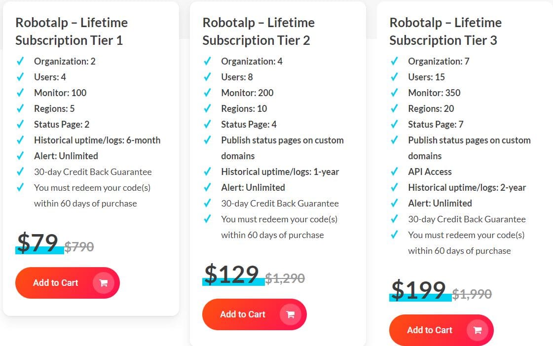Robotalp dealify price